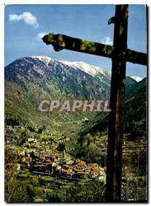 Modern Postcard St Martin Vesubie Alpes March General view