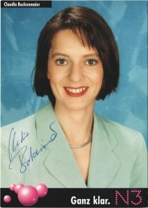 CPM AK Claudia Buckenmaier SINGER real signature (759941)