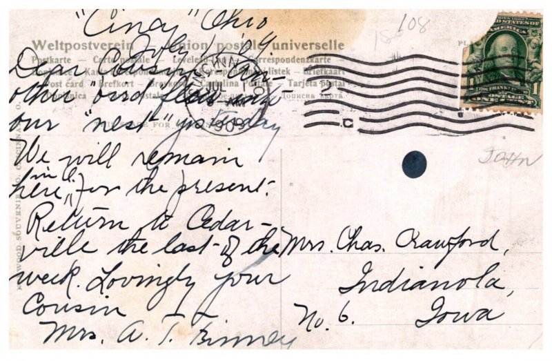 Ohio  Cinncinatti  Rockwood Pottery ( Mt Adams )