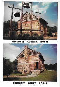 Cherokee Courthouse and Council House Located near Gore Oklahoma 4 by 6