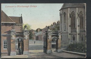 Wiltshire Postcard - Entrance To Marlborough College  T1393