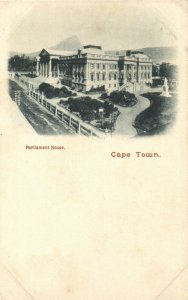 PC CPA SOUTH AFRICA, CAPE TOWN, PARLIAMENT HOUSE, VINTAGE POSTCARD (b15660)