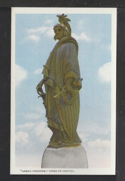 Armed Freedom,Capitol Dome,Washington,DC Postcard 