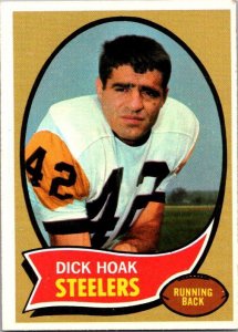 1970 Topps Football Card Dick Hoak Pittsburgh Steelers sk21520