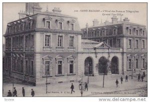 St Nazaire , France , 1900-10s ; L'Hotel des Postes et Telegraphes