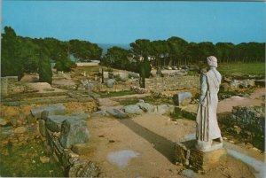 Spain Postcard - Costa Brava Ampurias, Aesculapius Statue  RR13311