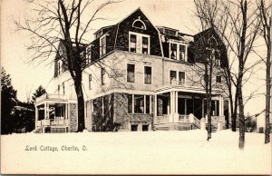 Vintage 1900's Lord Cottage Oberlin College Dormitory Oberlin Ohio OH Postcard