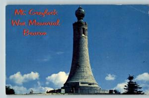 Postcard-Mt Greylock War Memorial Beacon-Massachusetts