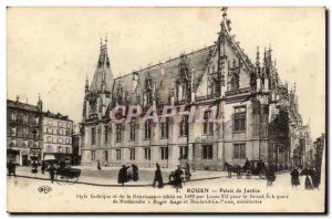 Rouen - Courthouse - horse - Old Postcard