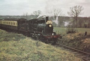 Kent Sussex Christmas Boxing Day Norwegian Train 1974 View Rare Xmas Postcard