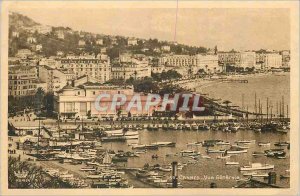 Postcard Old Cannes Vue Generale Charter