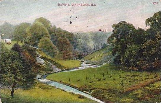 Illinois Waukegan Ravine 1916