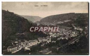 Old Postcard Calw van Suden