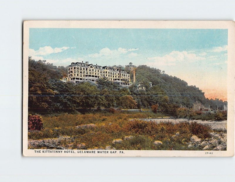 Postcard The Kittatinny Hotel Delaware Water Gap Pennsylvania USA