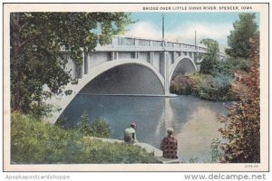 Iowa Spencer Bridge Over Little Sioux River 1936