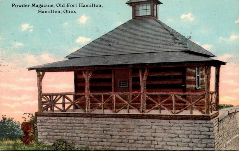 Ohio Hamilton Powder Magazine Old Fort Hamilton 1911