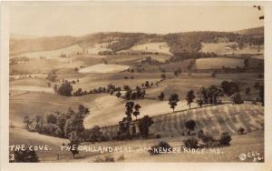 F7/ Keyser Ridge Maryland RPPC Postcard c1920s Cove Oakland Road