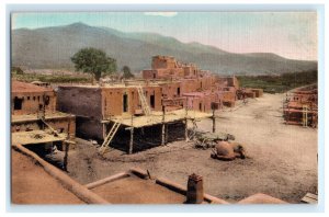 NORTH HOUSE TAOS PUEBLO NEW MEXICO NM POSTCARD (GT14)