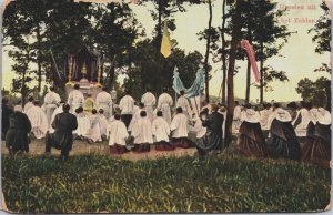 Netherlands Groeten Uit Het Zuiden Church Holland Vintage Postcard C140