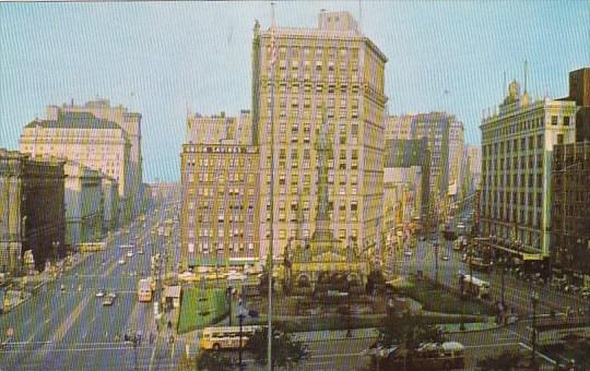 Ohio Cleveland Public Square Looking East