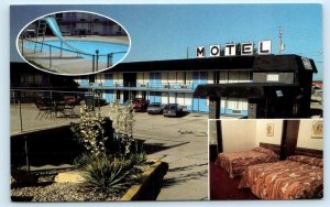 ROLLA, Missouri MO ~ Roadside ECONO LODGE MOTEL Pool Slide c1970s Postcard
