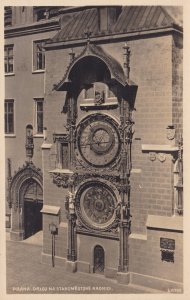 Czechoslovakia Praha Orloj Na Staromestske Radnice Real Photo