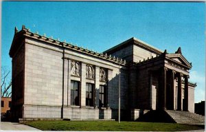 Postcard LIBRARY SCENE Pawtucket Rhode Island RI AN4306