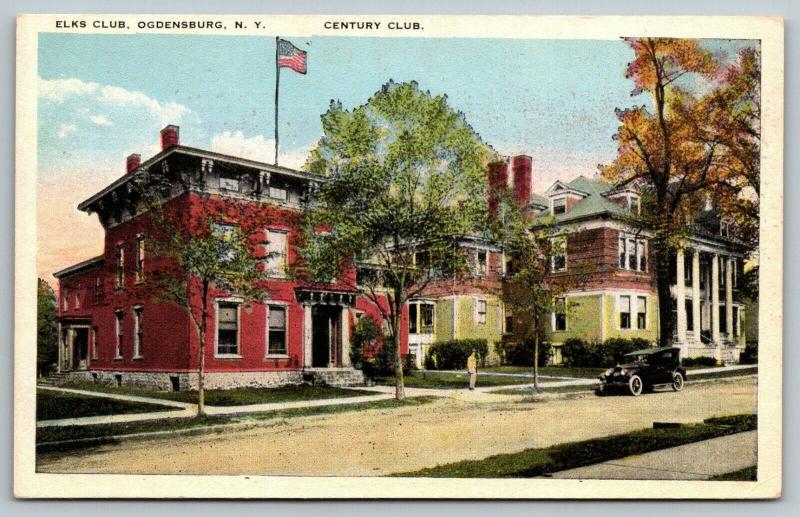 Ogdensburg New York~Elks Club~Century Club (Suffrage Convention Held 1915)~1920s 