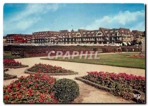 Modern Postcard Deauville Calvados Fleurie Beach Hotel Normandie