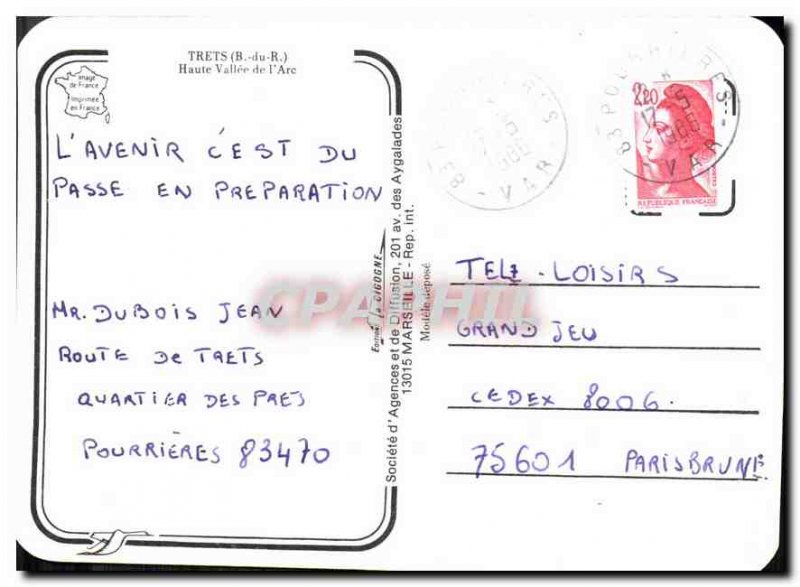 Postcard Modern Trets B R Haute Vallee de l'Arc