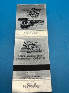 Vintage Matchbook Cover Silver Spring House Montgomery, Ohio MB166