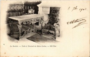 CPA La ROCHELLE Table&Fauteuil du Maire Guiton (666777)