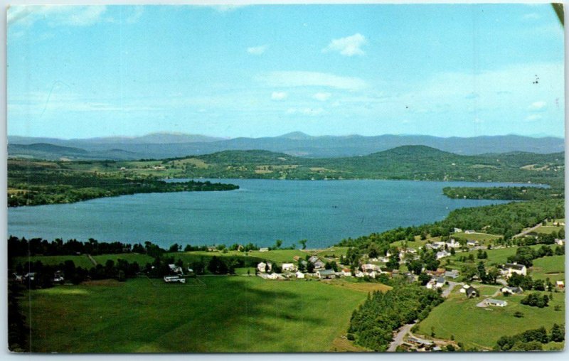 Postcard - Aerial View of Greensboro, Vermont 