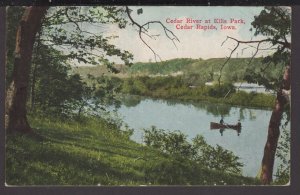 Iowa Cedar Rapids - Cedar River at Ellis Park pm1912 - DB