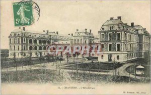 Postcard Old Chartres Hotel God