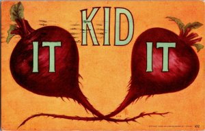 Comic, Beet it Kid, Beat It c1909 Vintage Postcard U31