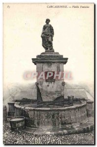 Carcassonne - Old Fountain - Old Postcard