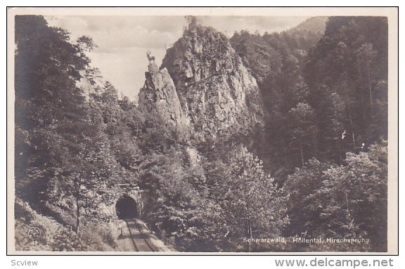 RP; Railroad Tunnel, Schwarzwald, Hallental, Nirschsprung, Baden-Wurttemberg,...