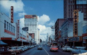 Jackson Mississippi MS Capitol Street Scene Classic 1960s Cars PC