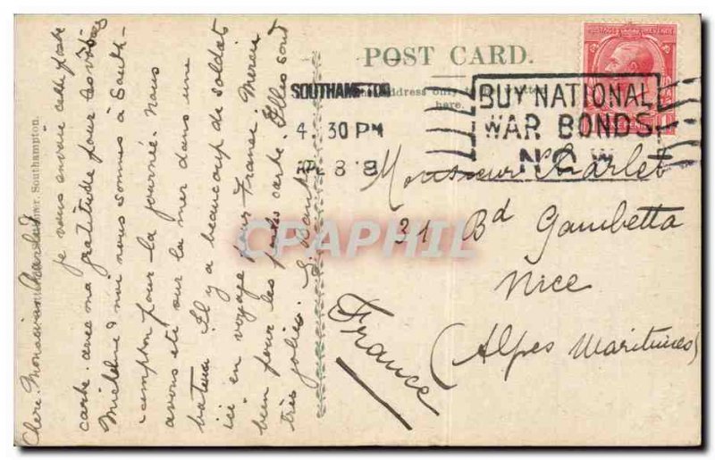 Old Postcard the Southampton Bargate