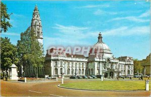 Modern Postcard The Civic Center Cardiff