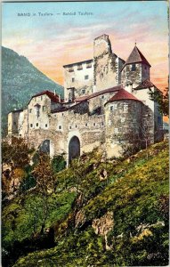 Sand Taufers Schlob Castle Mountain Divided Back Antique Vintage Postcard Muller 