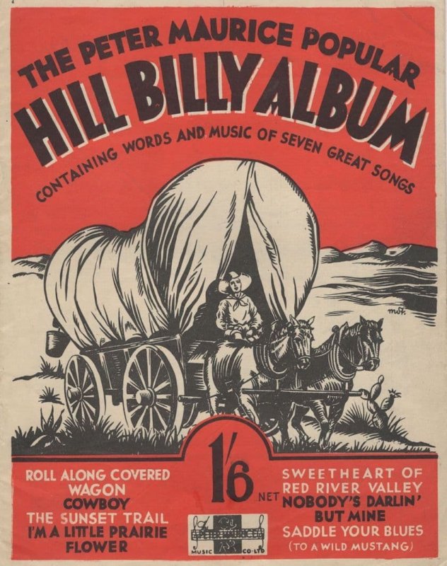 Hill Billy Album Pater Maurice Hillbilly Sheet Music Book