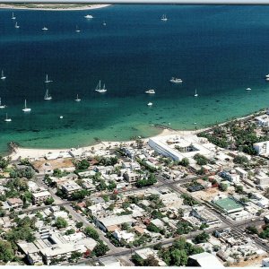 1980s La Paz, Baja California Sur, Mexico Aerial City Beach Bay View 4x6 PC M19