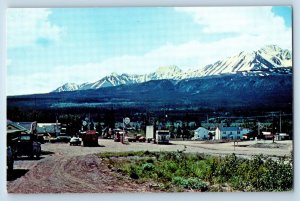 Yukon Canada Postcard Entrance to Haines Alaska and Port Facilities c1950's