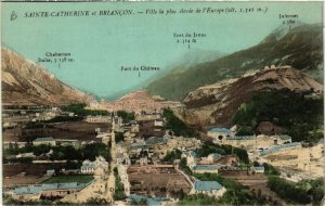 CPA Ste-CATHERINE et BRIANCON - Ville la plus élevée de l'Europe (453745)