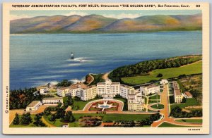 Vtg San Francisco California Veteran Administration Facility Fort Miley Postcard