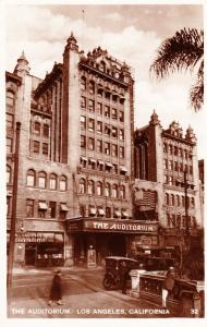 RPPC Photo Postcard, The Auditorium, Los Angeles, California  C22