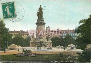 Postcard Old Lyon Perrache Place