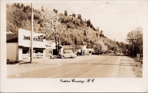 Vedder Crossing BC Chilliwack Fraser Valley 1955 Walker & Ward RPPC Postcard H52